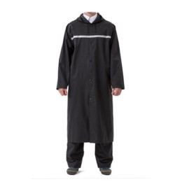 SKRT015 訂製防暴雨過膝雨褸 連帽 反光條 訂購拉鏈鈕扣雨褸 雨褸供應商 SKRT015 訂製防暴雨過膝雨褸 連帽 反光條 訂購拉鏈鈕扣雨褸 雨褸供應商